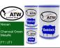 Preview: Nissan, Charcoal Green Metallic, FT / JT1: 500ml Lackdose + 500ml Klarlack + 250ml Härter - Set, von ATW Autoteile West.